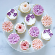Load image into Gallery viewer, Assorted Buttercream Flower Cupcakes
